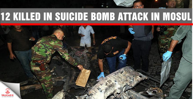 12 killed in suicide bomb attack in Mosul