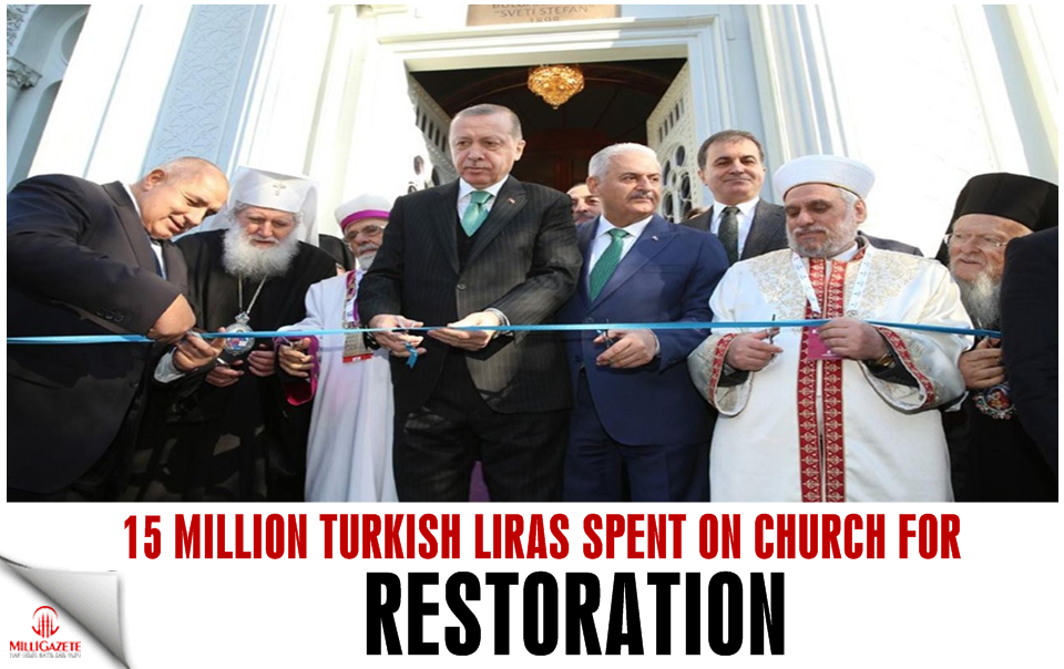 15 million Turkish Liras spent on church for restoration