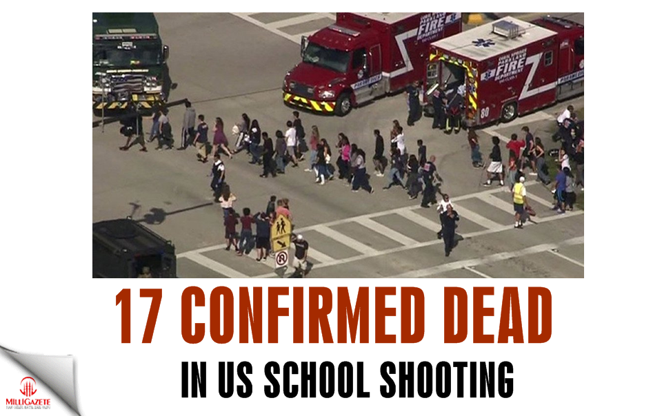 17 confirmed dead in US school shooting