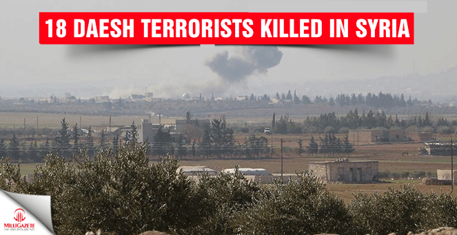 18 Daesh terrorists killed in northern Syria