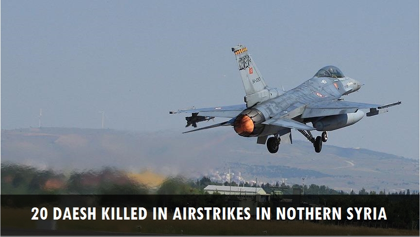 20 Daesh killed in Airstrikes in Syria