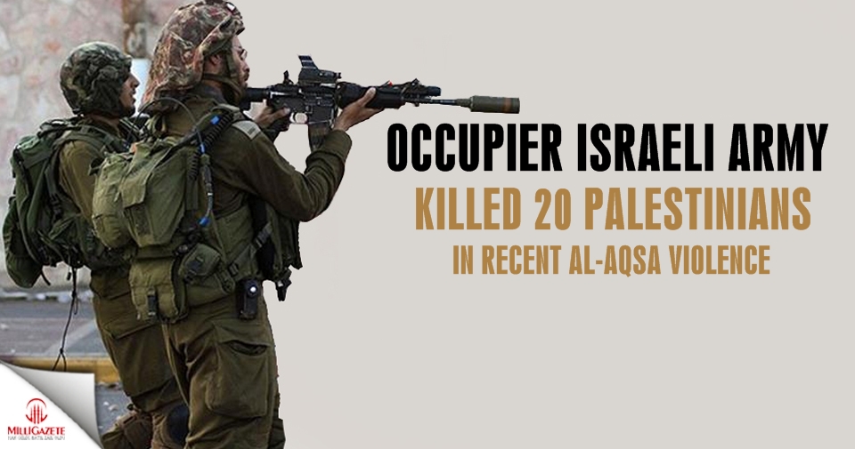 20 Palestinians killed in recent Al-Aqsa violence: NGO