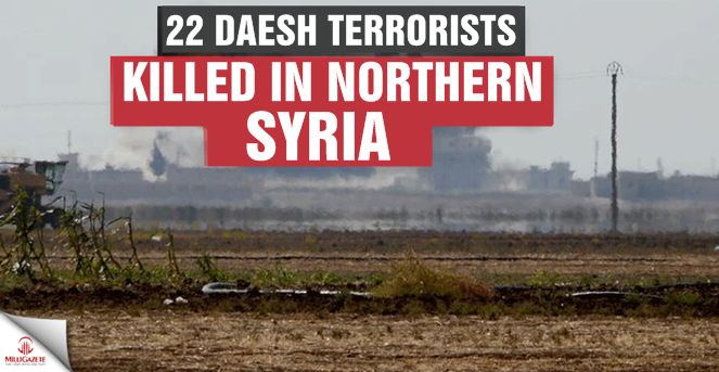 22 Daesh terrorists killed in northern Syria