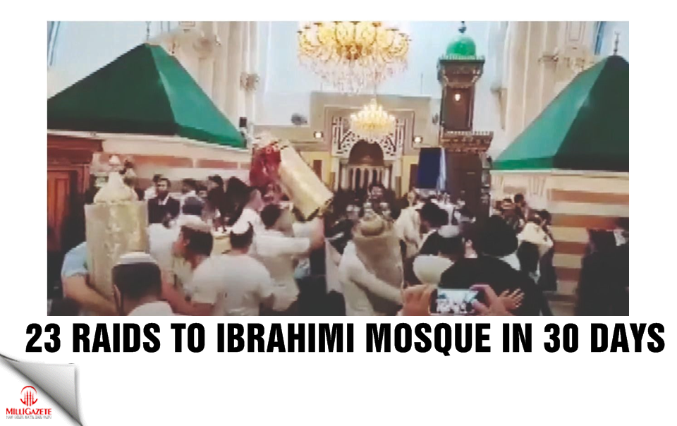 23 raids to Ibrahimi Mosque in 30 days 