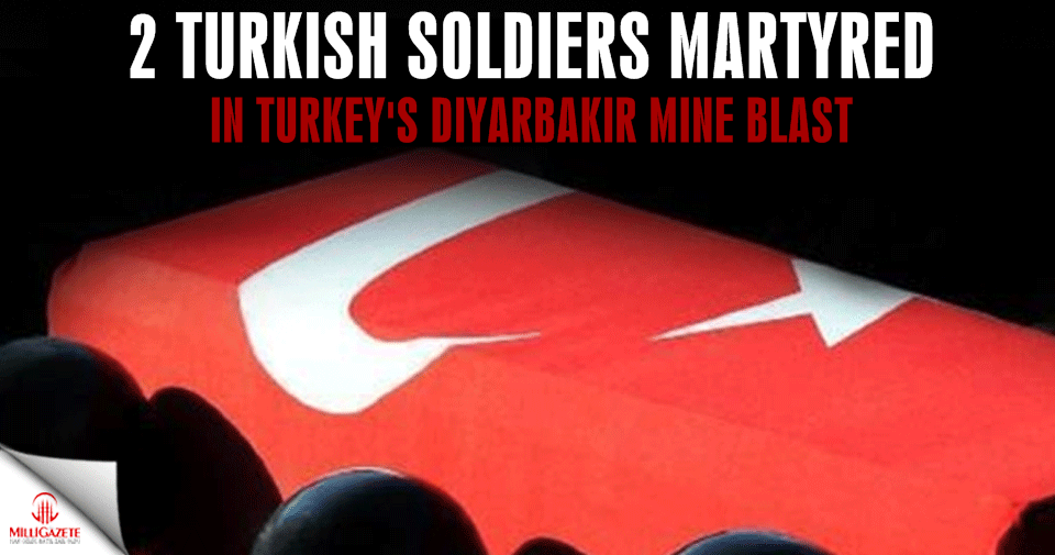 2 soldiers martyred in SE Turkey mine blast