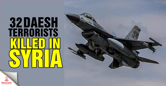 32 Daesh terrorists killed in northern Syria