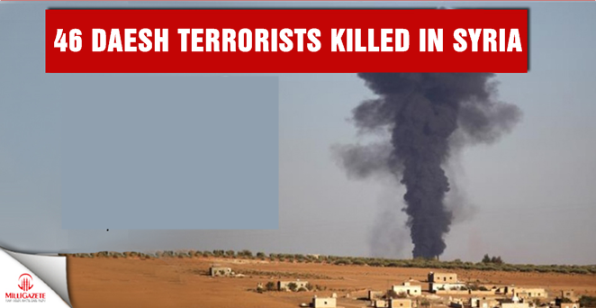 46 Daesh terrorists killed in northern Syria