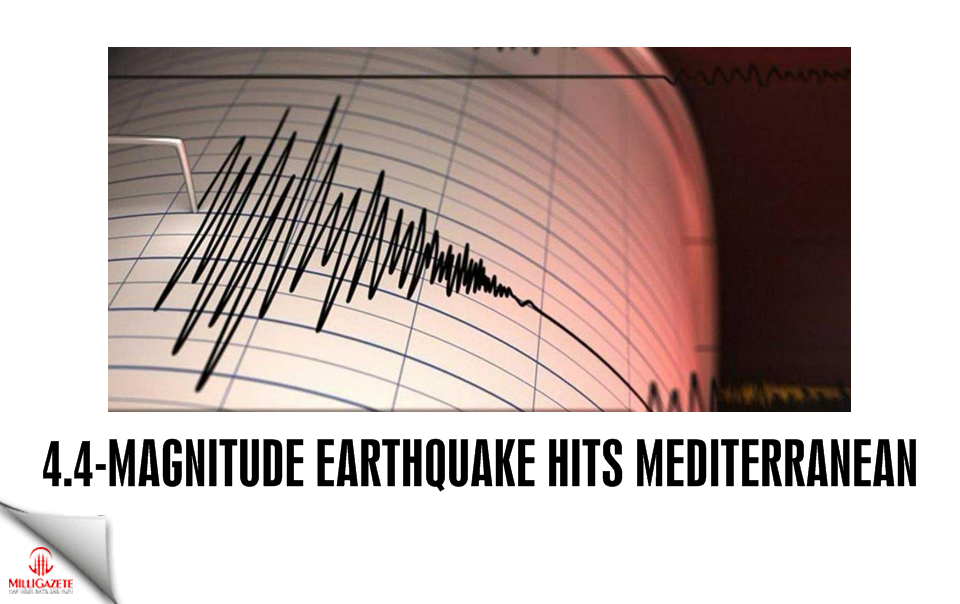 4.4-magnitude earthquake hits Mediterranean