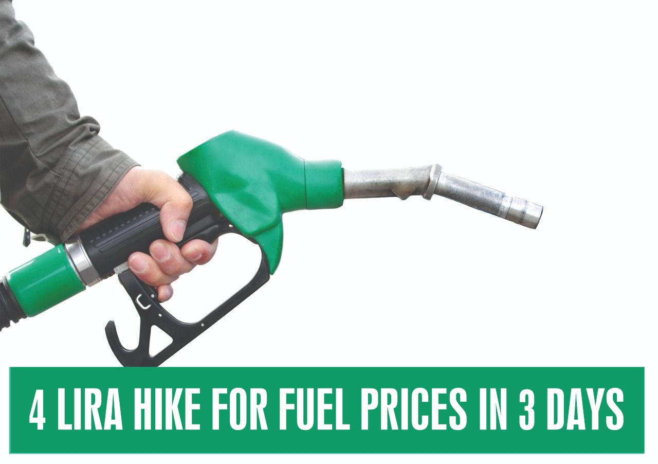 4 lira hike for fuel prices in 3 days