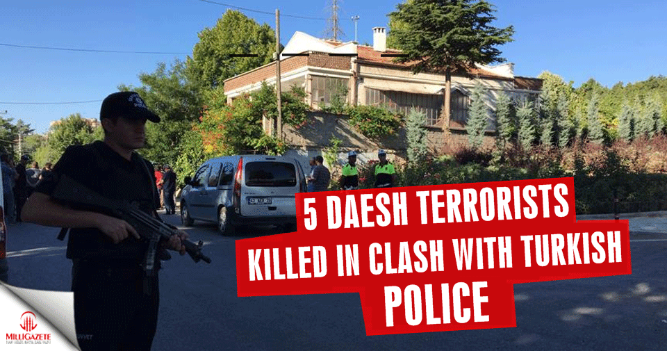 5 Daesh terrorists killed in clash with Turkish police