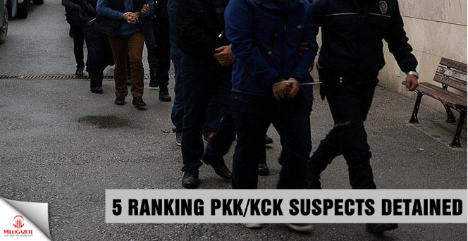 5 ranking PKK/KCK suspects detained