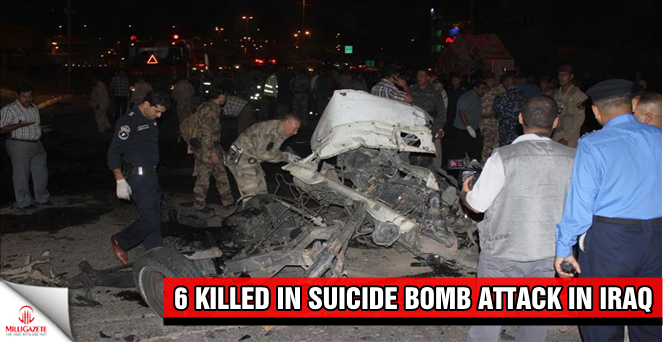 6 killed in suicide bomb attack in Iraq