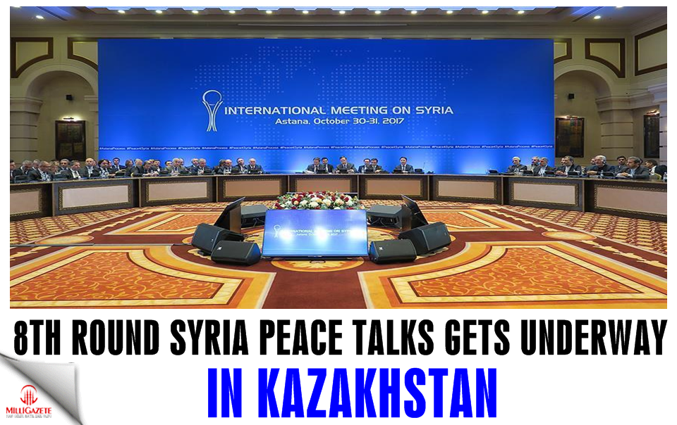 8th round Syria peace talks gets underway in Kazakhstan