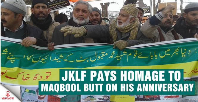  JKLF pays homage to Maqbool Butt on his anniversary