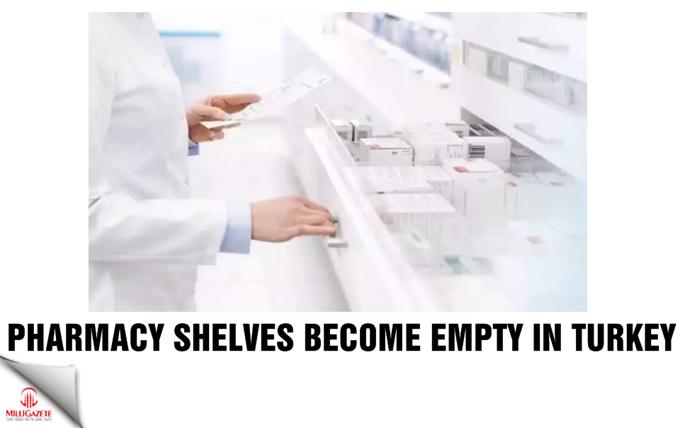  Pharmacy shelves become empty in Turkey