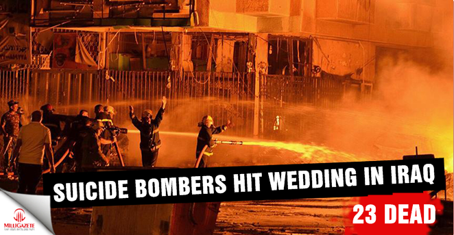  Suicide bombers hit wedding in Iraq, 23 dead