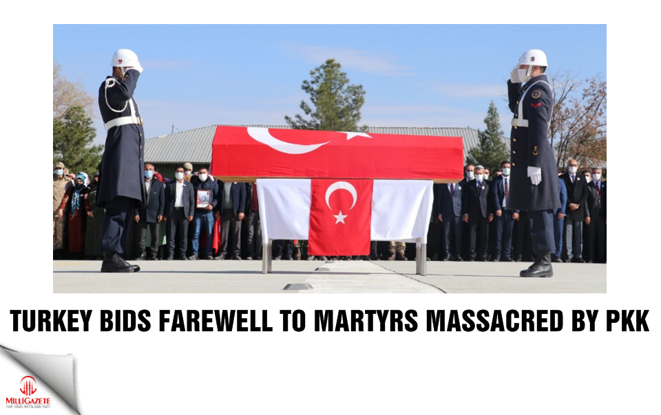  Turkey bids farewell to martyrs massacred by PKK