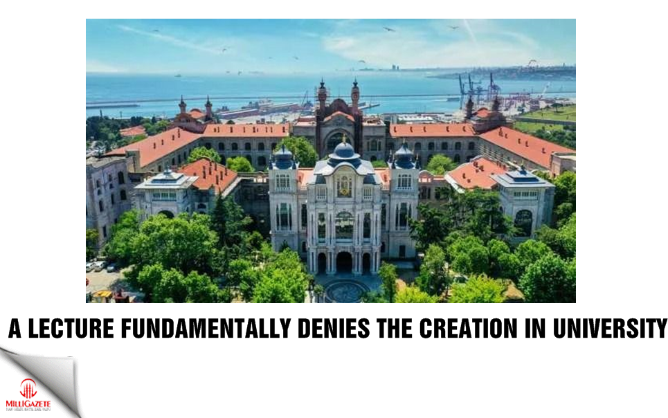 A lecture fundamentally denies the creation in university