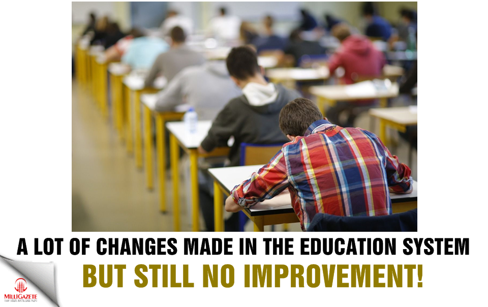 A lot of changes made in the education system, but still no improvement!