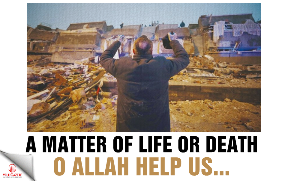 A matter of life or death... O Allah help us!