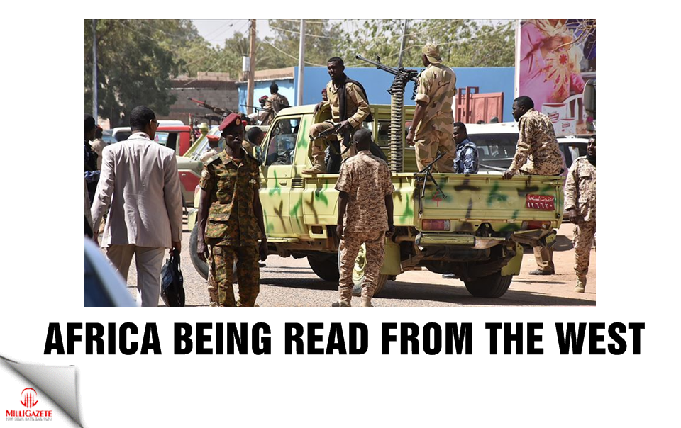 Africa being read from the West