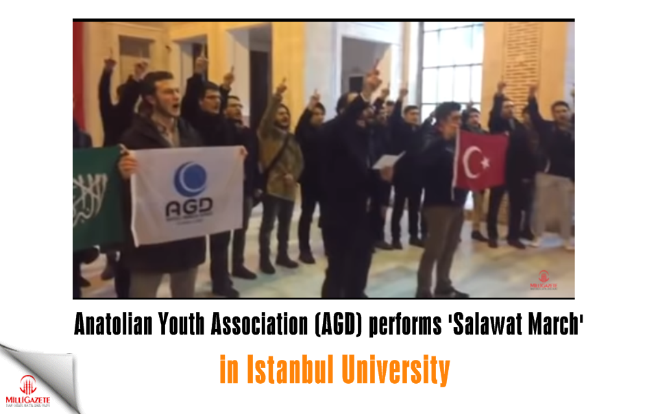 AGD performs 'Salawat March' in Istanbul University