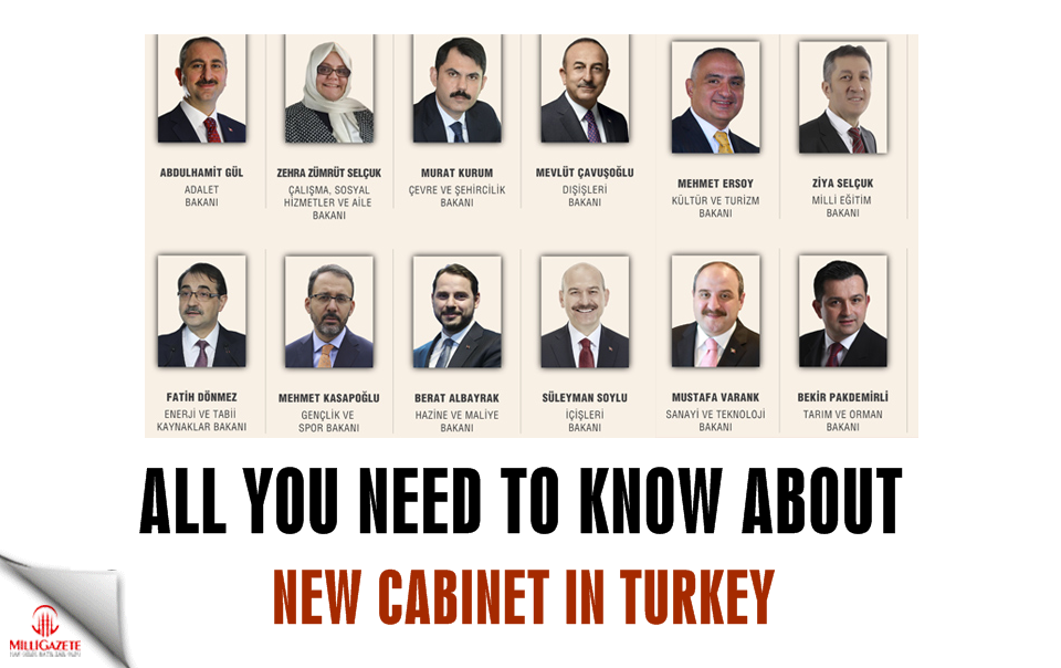 All you need to know about new cabinet in Turkey