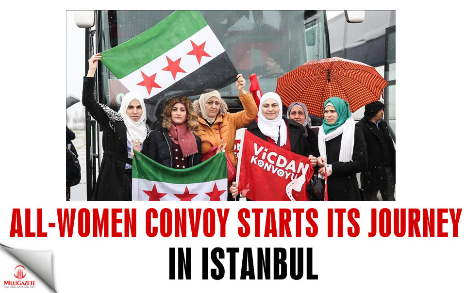 All-women convoy starts its journey in Istanbul
