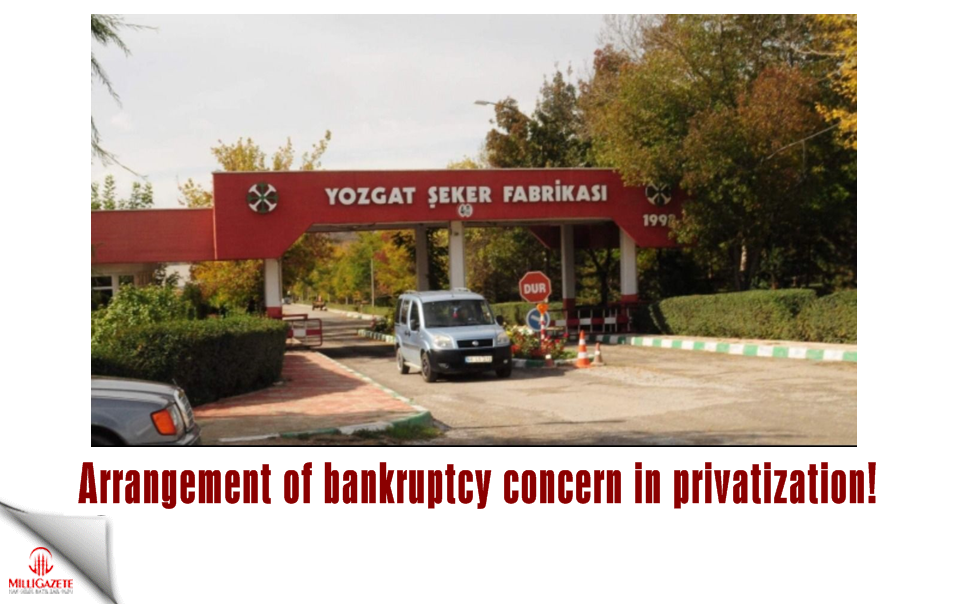 Arrangement of bankruptcy concern in privatization!