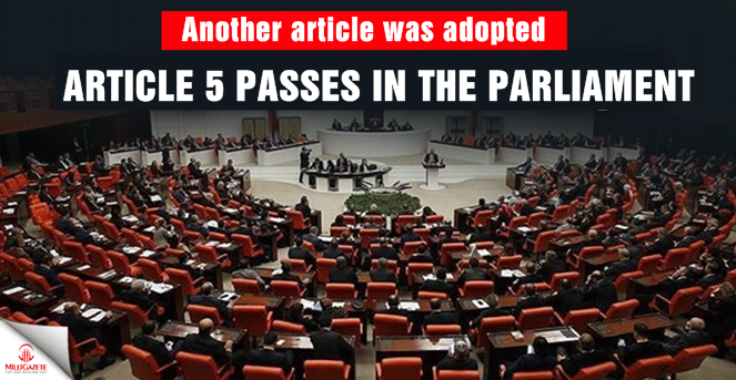 Article 5 passes in the parliament