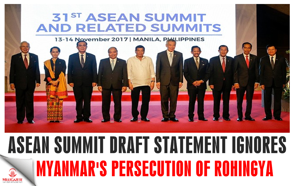 ASEAN summit draft statement ignores Myanmar's persecution of Rohingya