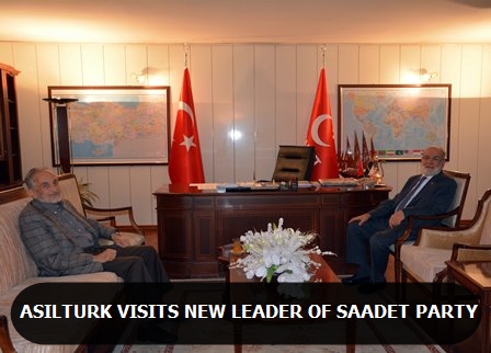 Asiltürk visits new leader of Saadet Party