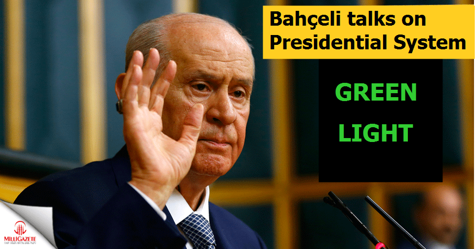 Bahceli winks at Presidential System
