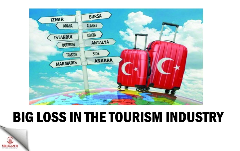 Big loss in the tourism industry