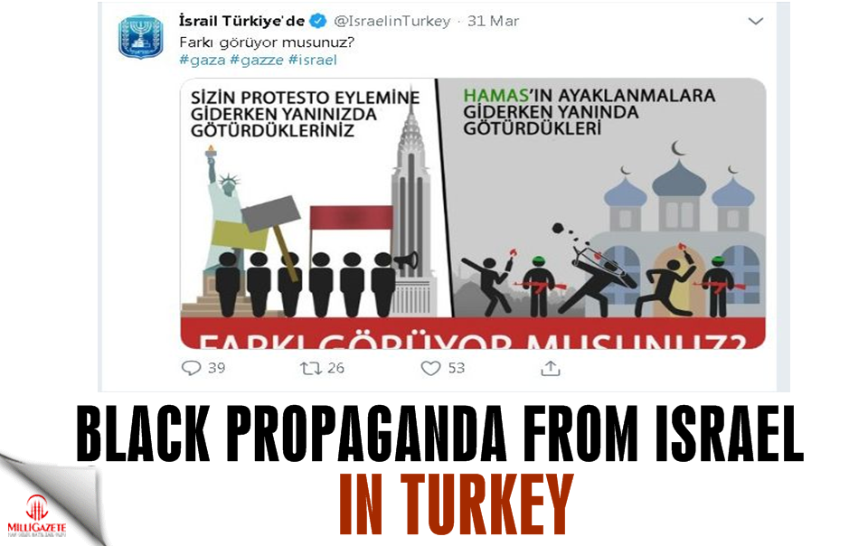 Black propaganda from Israel in Turkey 