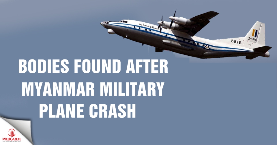 Bodies found after Myanmar military plane crash