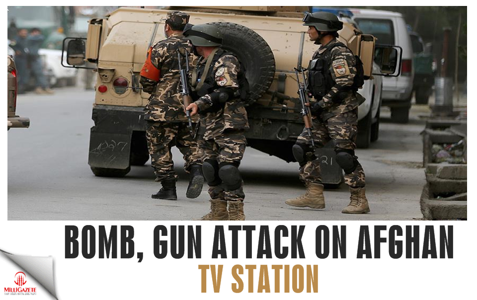 Bomb, gun attack on Afghan TV station