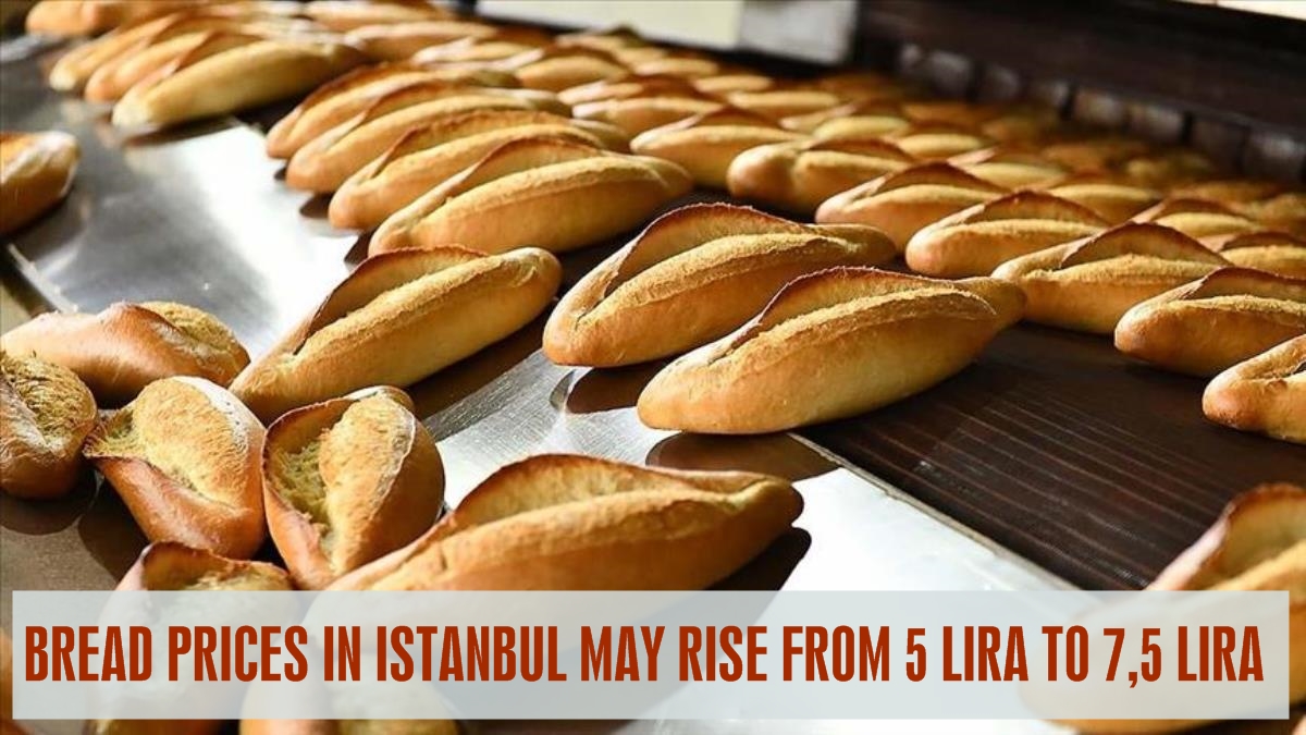 Bread prices in Istanbul may rise from 5 lira to 7,5 lira