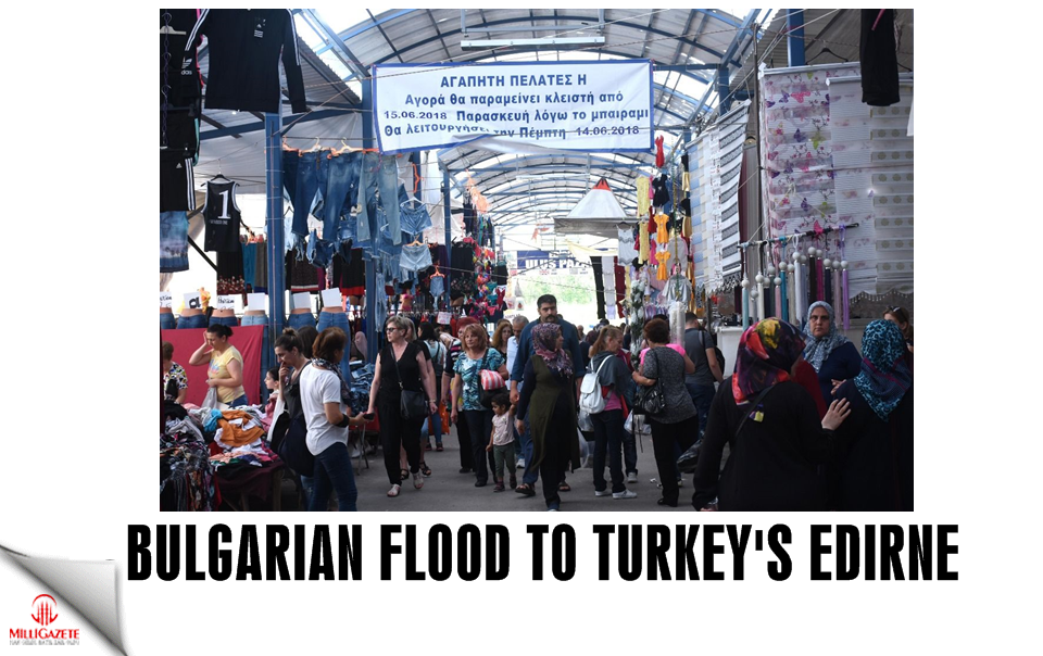 Bulgarian flood to Turkey's Edirne 