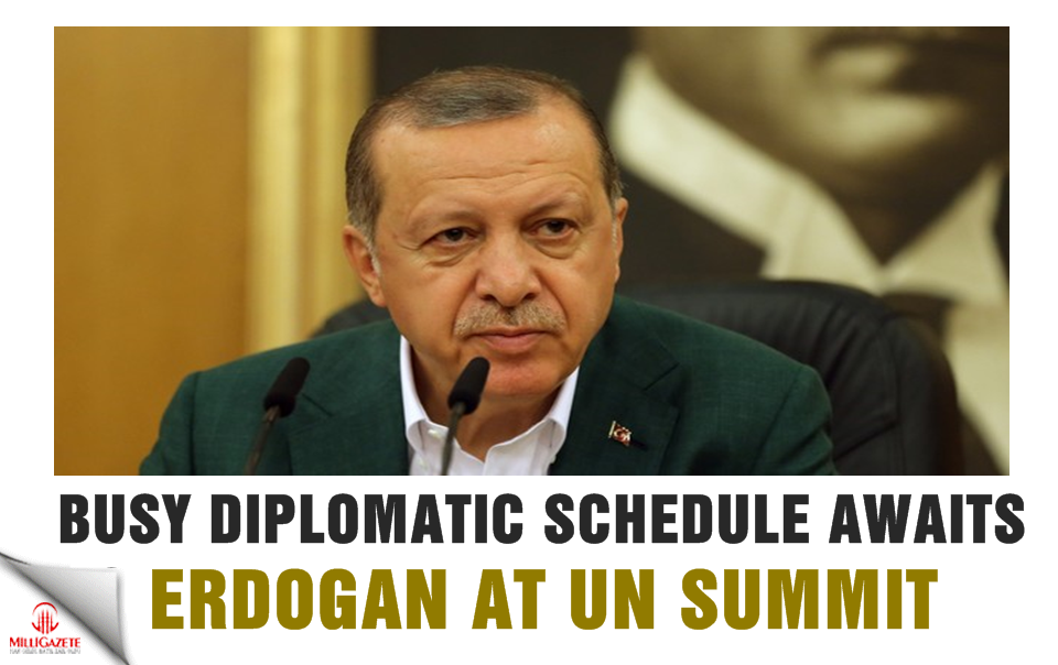 Busy diplomatic schedule awaits Erdoğan at UN summit