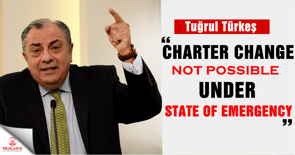 `Charter change not possible under state of emergency`