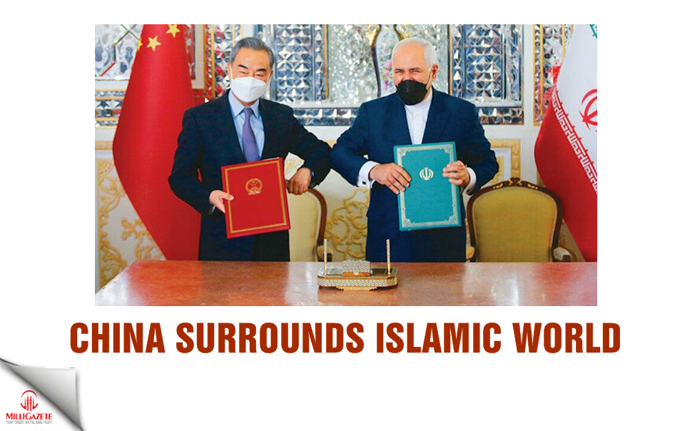 China surrounds the Islamic world