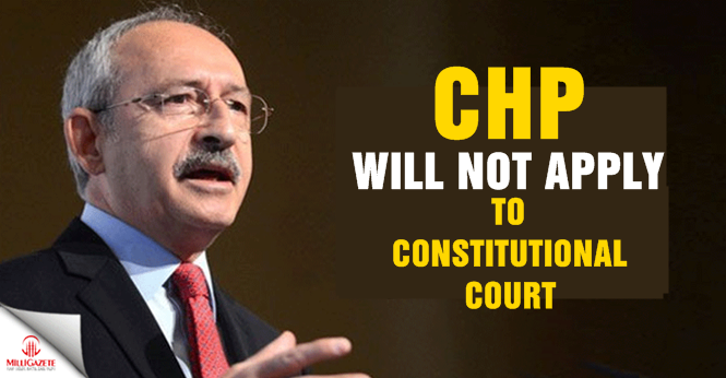 CHP will not apply to Constitutional Court