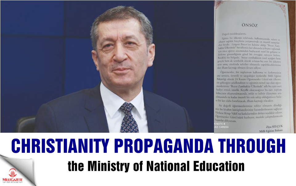 Christianity propaganda through the Ministry of National Education