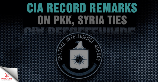 CIA record remarks on PKK, Syria ties