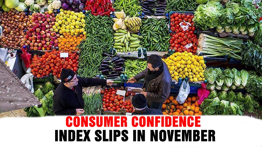 Consumer confidence index slips in November