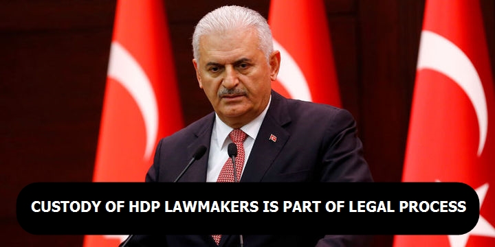 Custody of HDP lawmakers is part of legal process