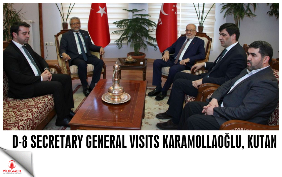 D-8 Secretary General visits Karamollaoğlu, Kutan