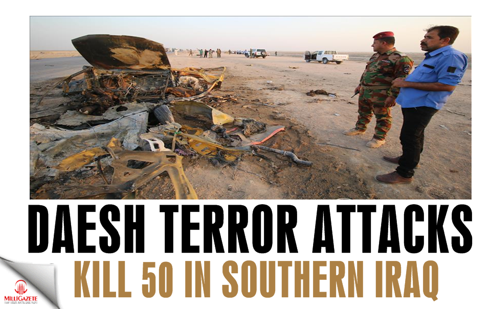Daesh terror attacks kill 50 in southern Iraq