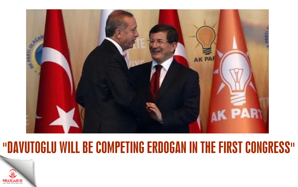 Davutoglu will be competing Erdogan in the first congress